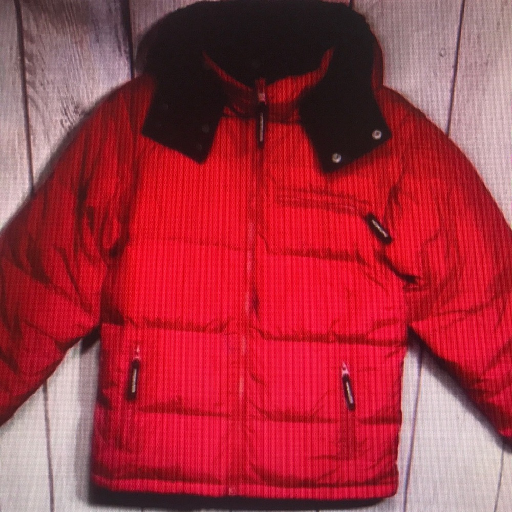 Red Kids Puffer Jacket